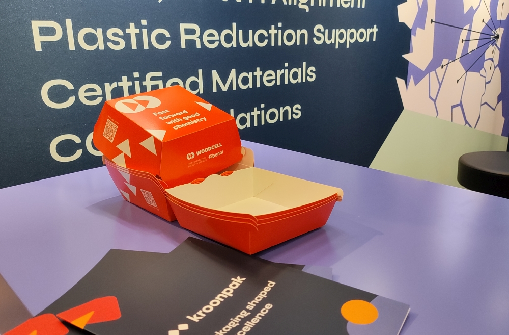 Kroonpak, Fibenol, plastic-free, mono-material burger box