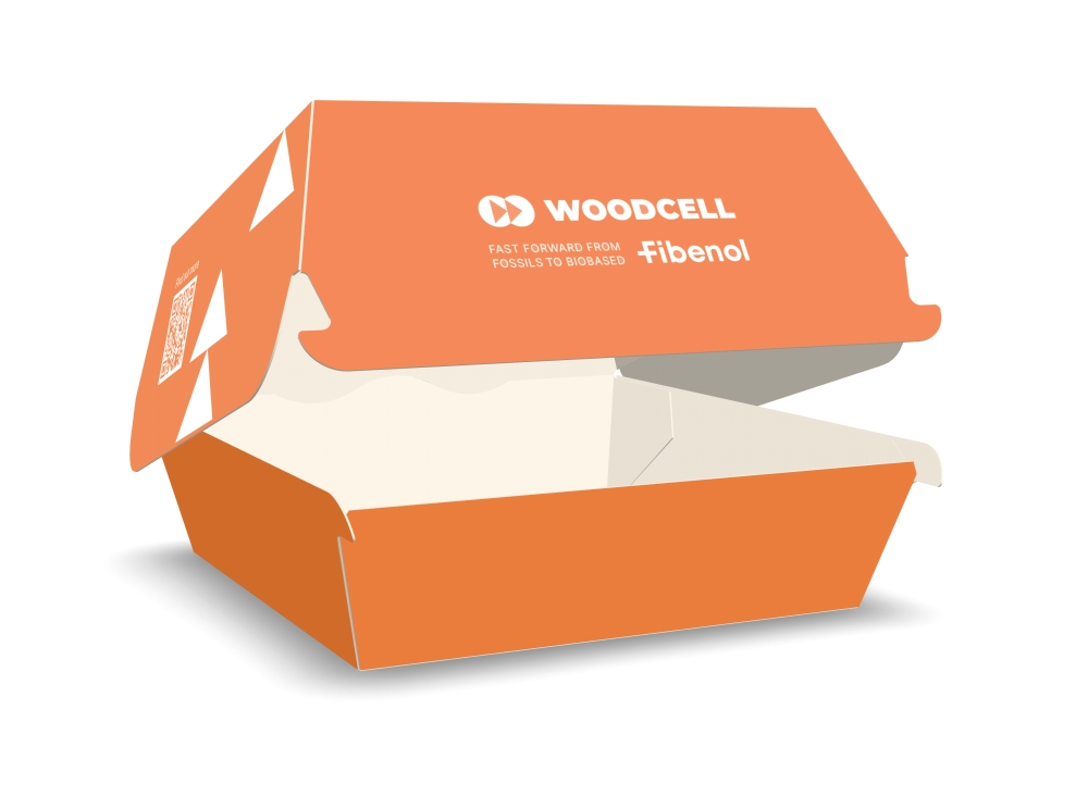 Kroonpak, Fibenol, plastic-free, monomaterial burger box