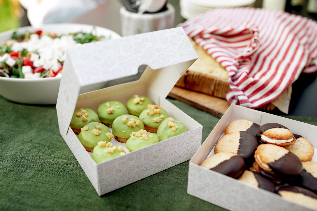 Kroonpak packaging, muffin and cookies boxes for Lõuna Pagarid